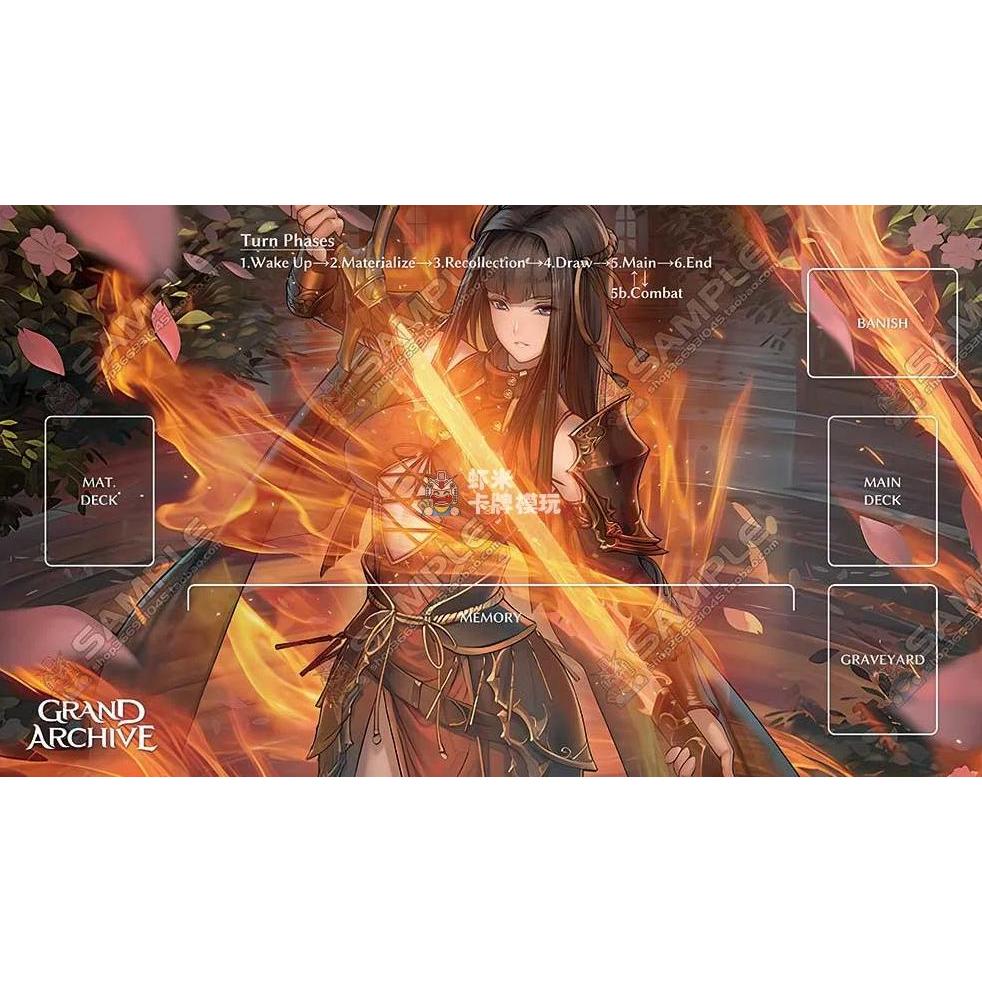 Jual Grand Archive Series 600x350mm Custom Playmat Playsheet