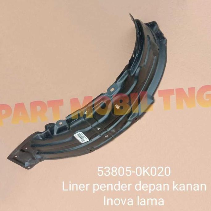 Jual RELAXY Liner Inner Fender Pender Plastik Lumpur Depan Toyota ...