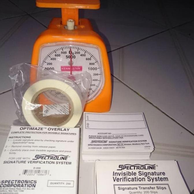 Jual Spectroline Invisible Signature & Optimize Overlay 1 set | Shopee ...