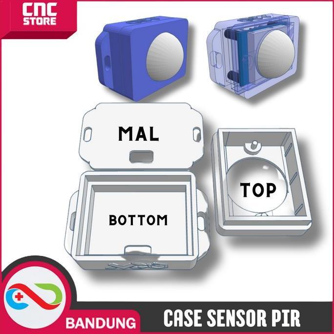 Jual SPORTOV Case Sensor PIR HC-SR501 Box Sensor Gerak Housing PIR ...