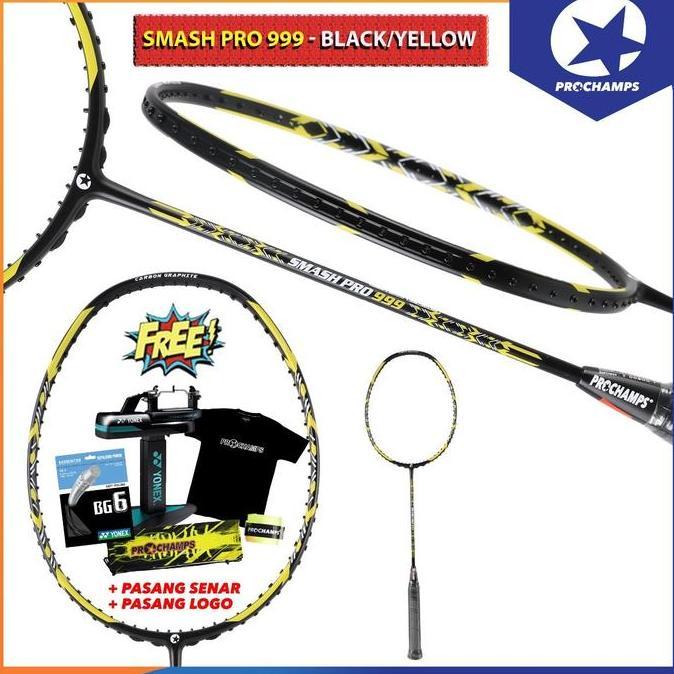 Jual PROCHAMPS SMASH PRO 999 RAKET BADMINTON | Shopee Indonesia