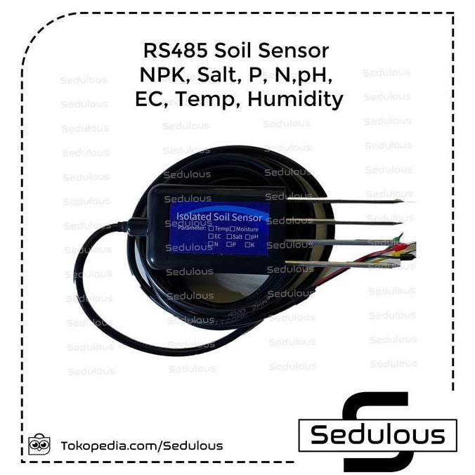 Jual HARGA DISC - RS485 Soil NPK PH EC Temp humidity Sensor tester 8 in ...