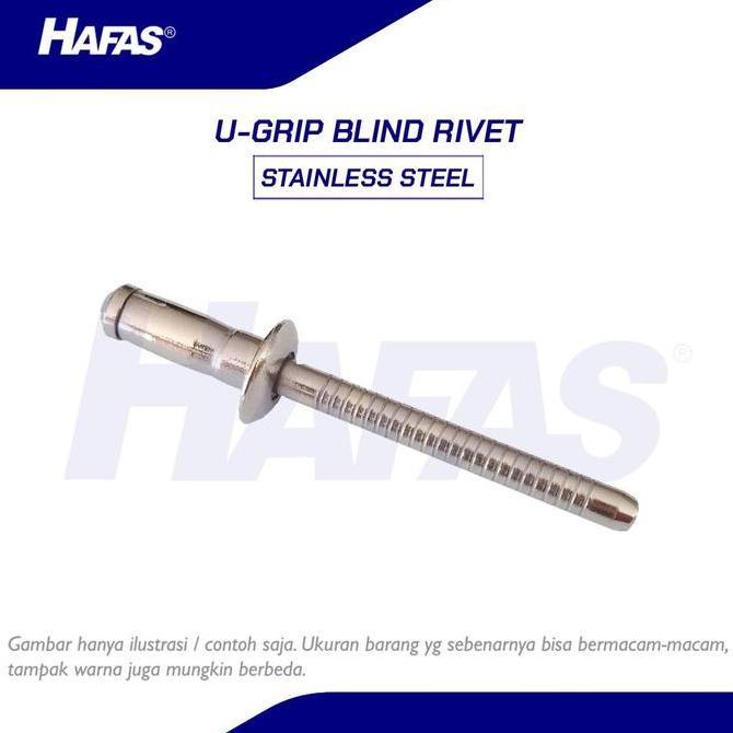 Jual HARGA DISC - Blind Rivet U-Grip M 4,8 x 11,9 (stainless steel A2 ...