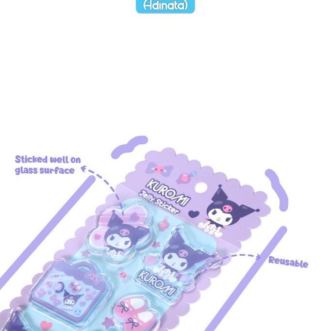 Jual Sedia Kuromi Jelly Stickers 2532-6102 - Adinata / Sticker ...
