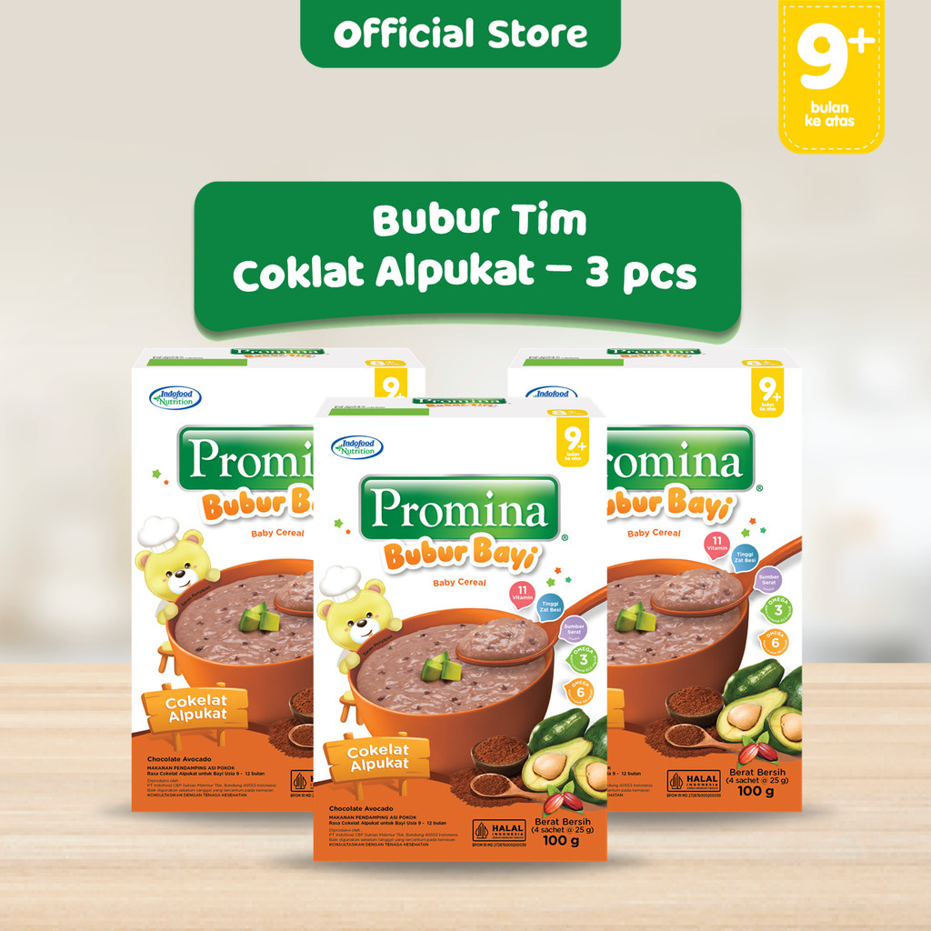 Jual Promina Sweet Chocolate Avocado Box 100 g x 3 pcs | Shopee Indonesia