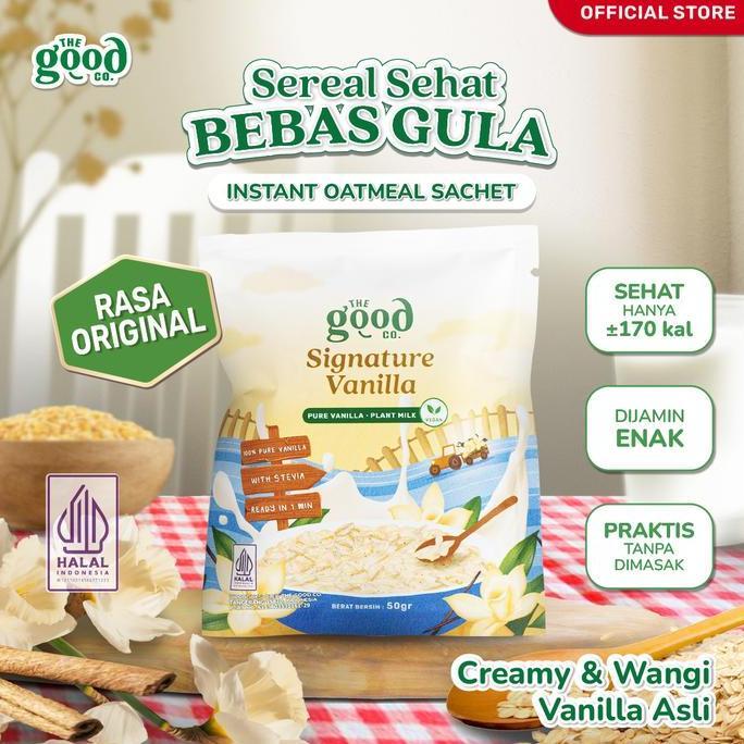 Jual Eatstraight- The Good Co. - Oatmeal Sachet Tanpa Gula - Rasa ...