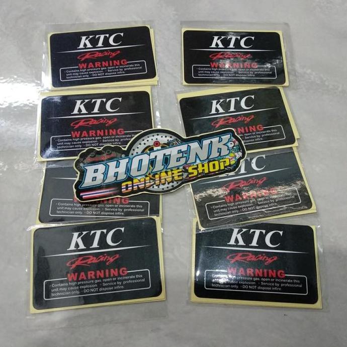 Jual Stiker KTC Racing Warning | Shopee Indonesia