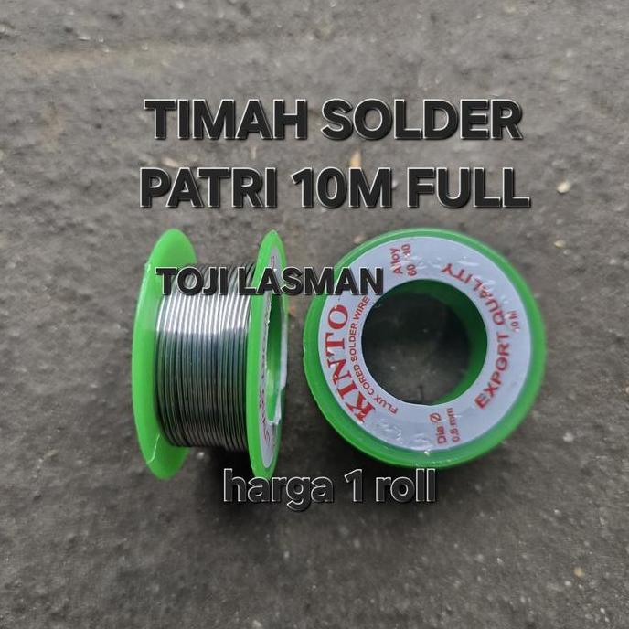 Jual ( Timah 1 Roll Kecil 10M ) 1 Gulung Kecil Tinol Timah Timbel ...