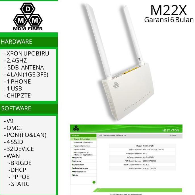 Jual gm220s M22X V9 ont xpon epon gpon modem router wifi mdm fiber ...