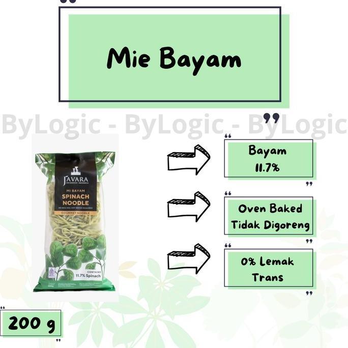Jual Mie Bayam Javara L Mie Sayur L Mie Sehat 200G | Shopee Indonesia