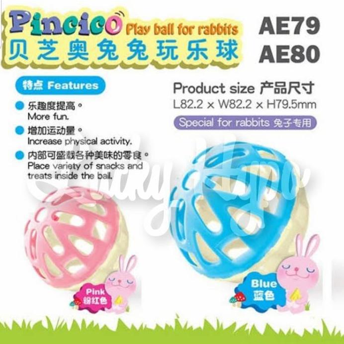 Jual AE79 AE80 Alice Pincico Play Ball For Rabbits - Mainan Bola ...