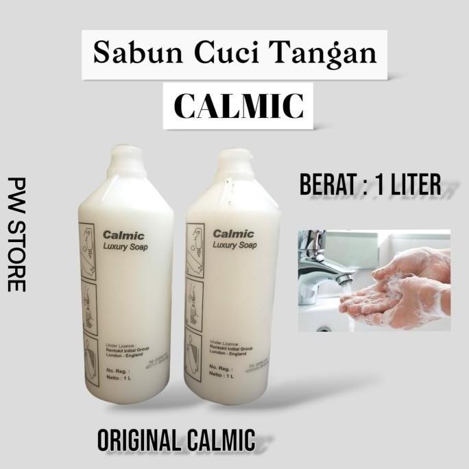 Jual BERKUALITAS Sabun Cuci Tangan Calmic 1 Liter Hand washing Soap ...
