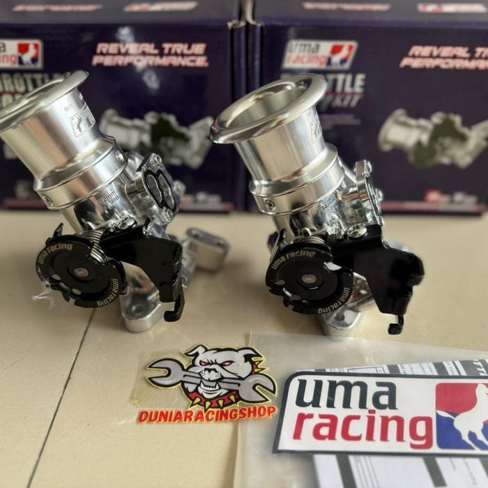 Jual Throttle Body Kit Tb Uma Racing Intek Double Lubang Injektor ...