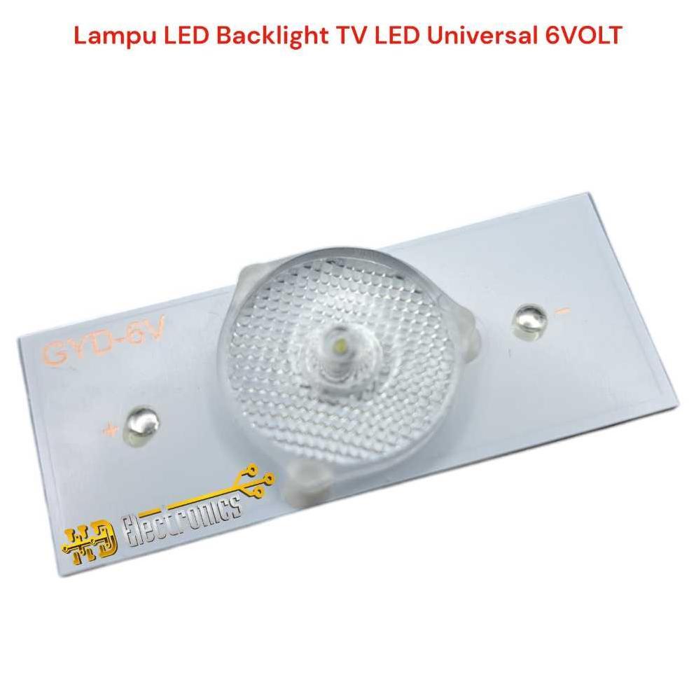 Jual NEW Lampu LED Backlight TV LED Universal 6VOLT | Shopee Indonesia
