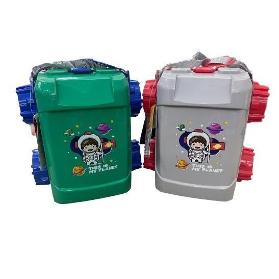 Jual Technoplast Astronaut Robotic School Box Set Tempat Makan & Minum ...