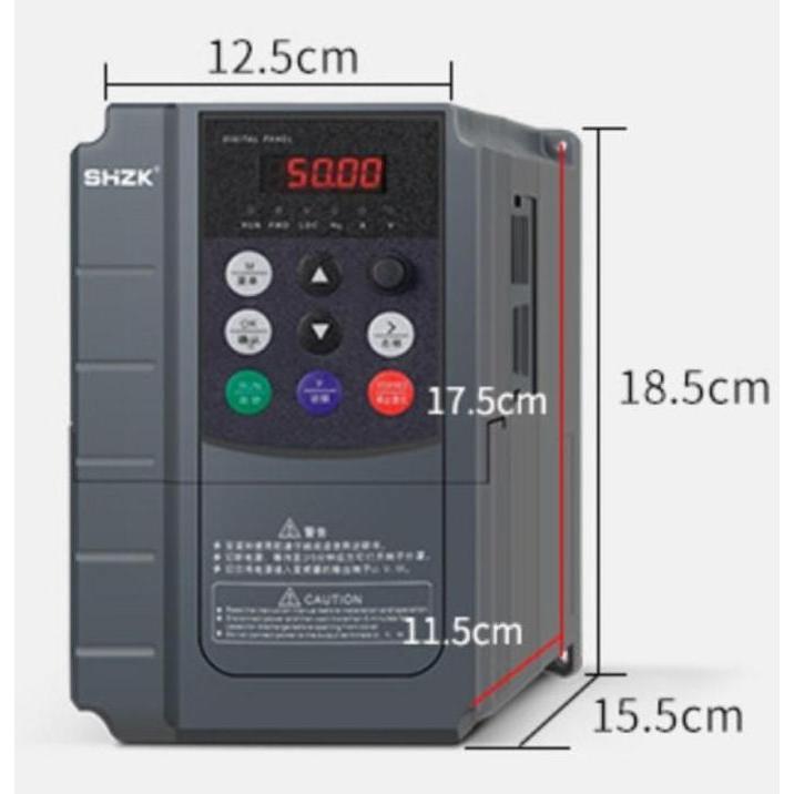 Jual Motor Inverter 3Kw Ac 220V 1P - 220V 3P Single Phase Vfd 4Hp Shzk ...