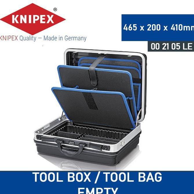 Jual Promo Toolbox Tool Box Knipex 00 21 05 LE Tool CaseBasic Empty ...