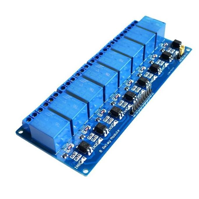 Jual Kirimlangsung- Modul Relay 5V 8 Channel Relay Module | Shopee ...