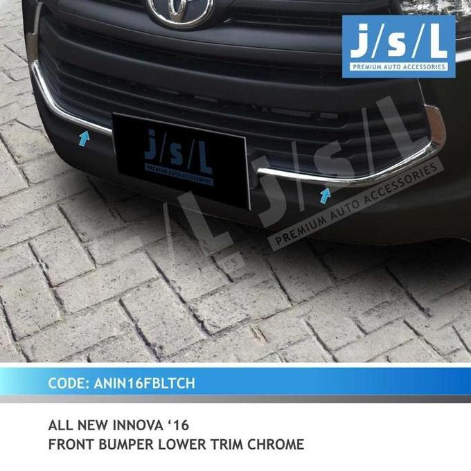 Jual List bemper depan front bumper trim all new INNOVA reborn 2016 ...
