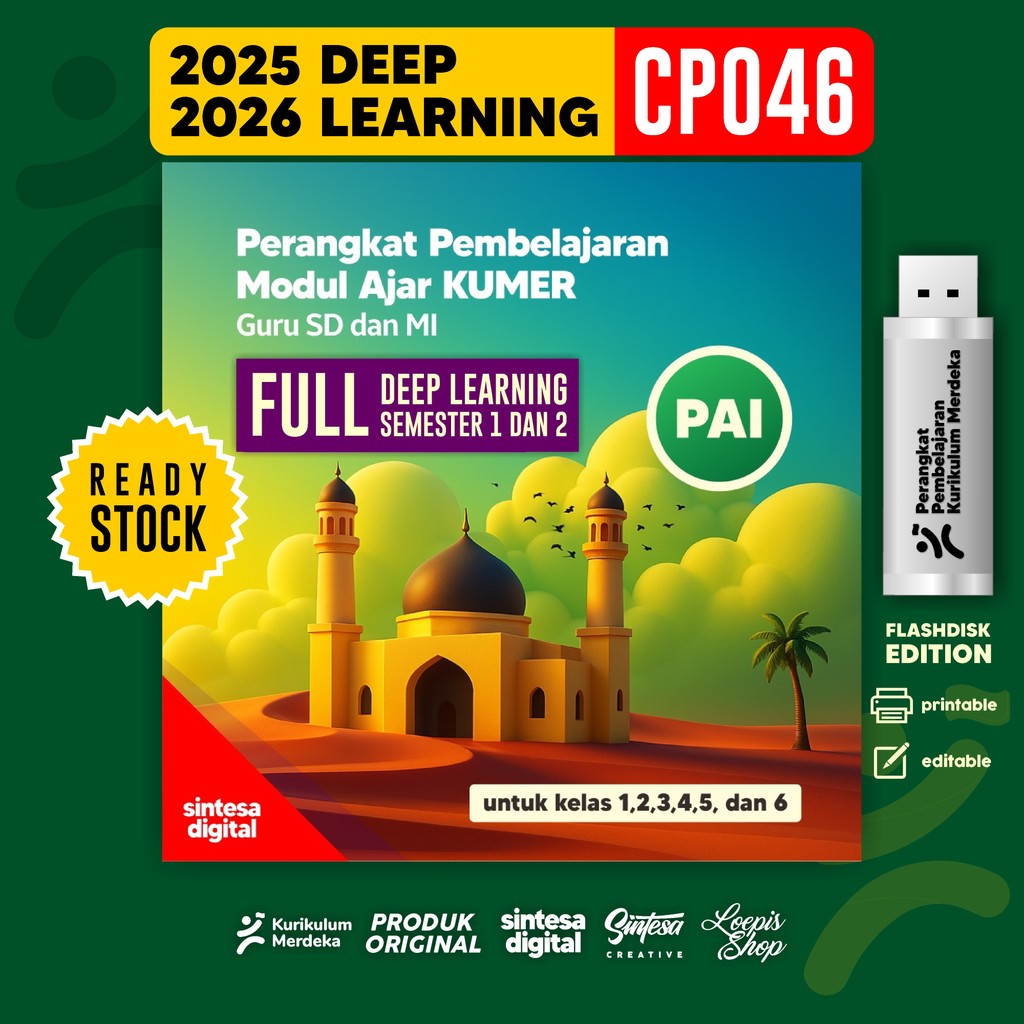 Jual FD RPP MODUL AJAR KURIKULUM MERDEKA DEEP LEARNING PAI SD KELAS ...