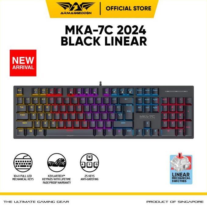 Jual Mainajaa- New 2024 | Keyboard Mechanical Gaming Armaggeddon Mka 7C ...