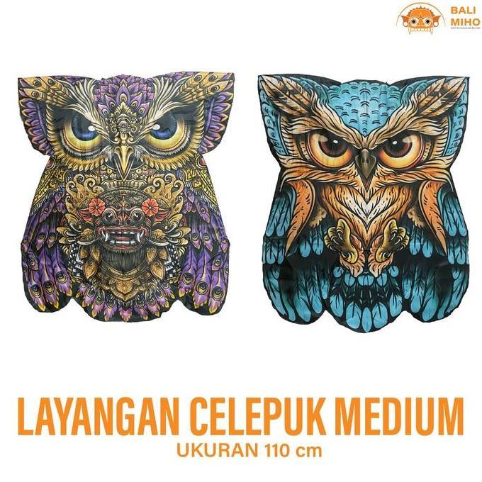 Jual Produk Unggulan] Layangan Celepuk Medium - Layangan Celepuk Print ...