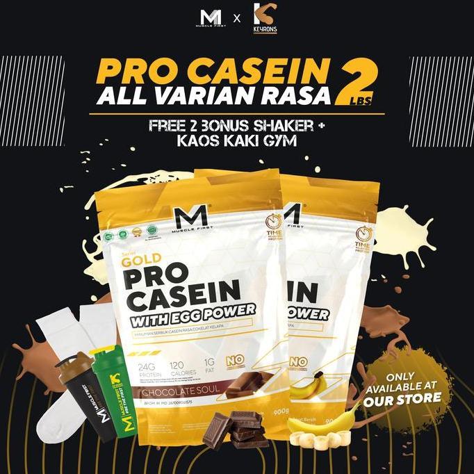 Jual M1 Muscle First Pro Casein 2 LBS ORIGINAL on wgs myprotein ...