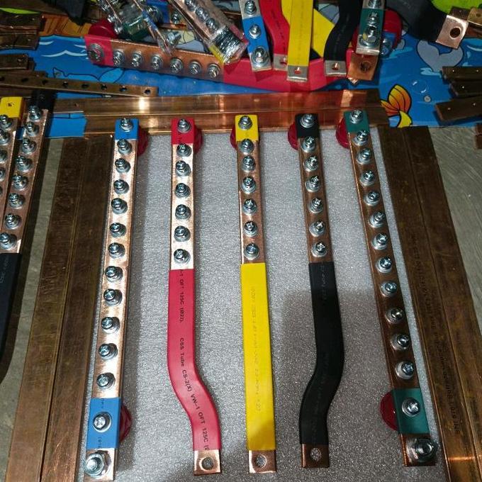 Jual BUSBAR 520 RSTN+GROUND PANJANG 30CM UNTUK MCCB 200A | Shopee Indonesia
