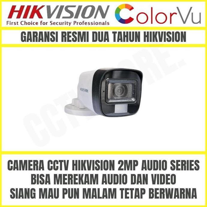 Jual Sale Paket Cctv Hikvision Colorvu 2Mp 4 Channel 2 Camera Audio ...