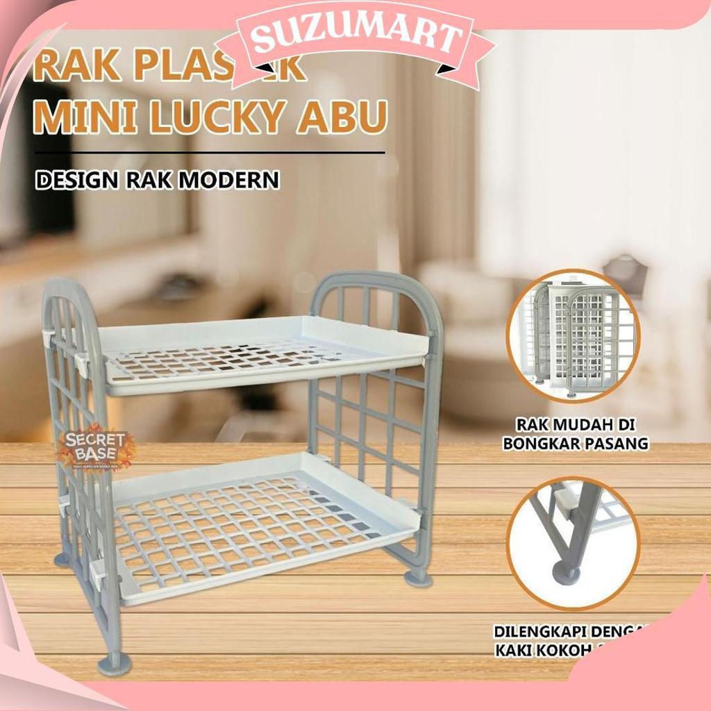 Jual Rak Jaring Lucky - Rak Plastik Mini / Rak Bumbu Dapur Estetik ...