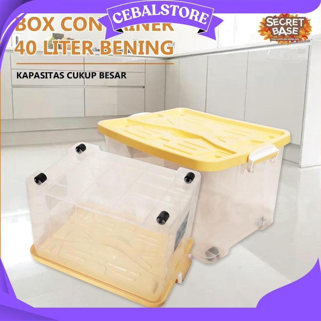 Jual Box Container 40 Liter + Roda - Kontainer Box Plastik / Container ...