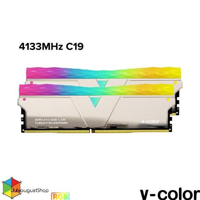 Jual TERBARU - V-COLOR DDR4 PRISM PRO RGB 4133Mhz 16GB (2x8GB) - Silver ...