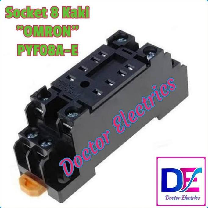 Jual OMRON SOCKET PYF08E PYF08A-E PYFZ-08-E PYFZ08E RELAY MY2N 8 KAKI 8 ...