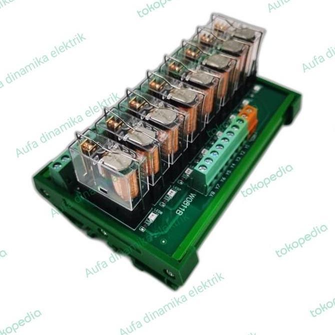 Jual Baru RELAY MODULE G2R 1 E 24VDC PNP 8,10,12,16,20,24 Channel PLC ...