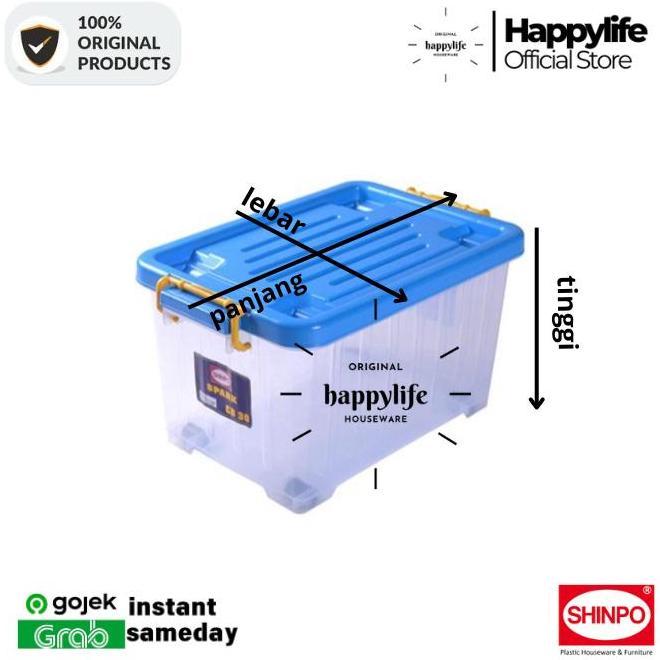 Jual SHINPO Box Container Max CB95 / Kotak Penyimpanan Serbaguna 95 ...