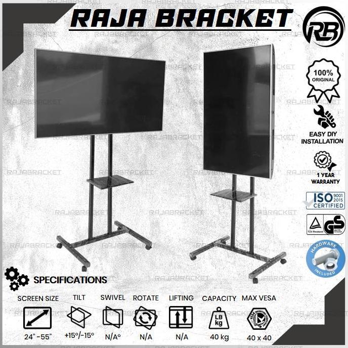Jual Bracket Braket TV Standing 55 50 43 40 32 24 inch, Standing TV ...