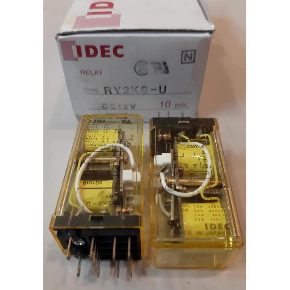 Jual IDEC RY2KS-U DC48V Latching Relay Plug-In DPDT 3A Coil 48VDC ...