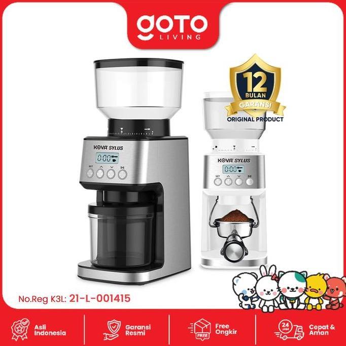 Jual Kova [COD] Sylus Coffee Grinder Maker Digital Mesin Giling Biji ...
