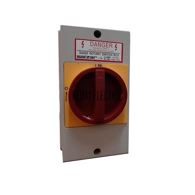 Jual Selector Switch On-Off 63A 3Pole Salzer Saa63 Terbatas | Shopee ...