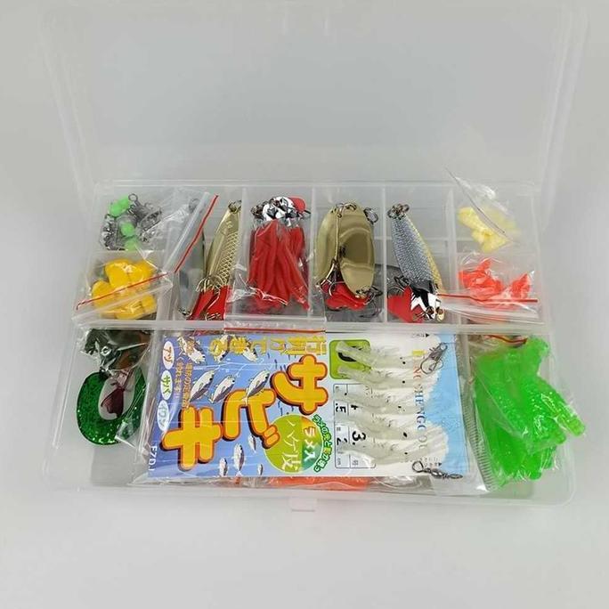 Jual Cod 100% Aman2025 Model Baru 75Pcs Set Umpan Pancing - Fishing ...