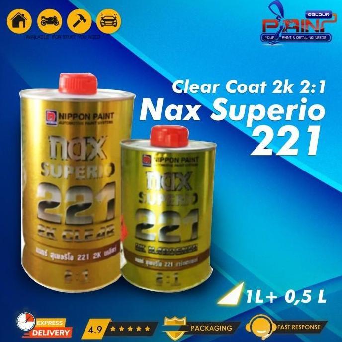 Jual Cat- Clear Coat / Pernish Nippon Paint Nax Superio 221 2:1 ...