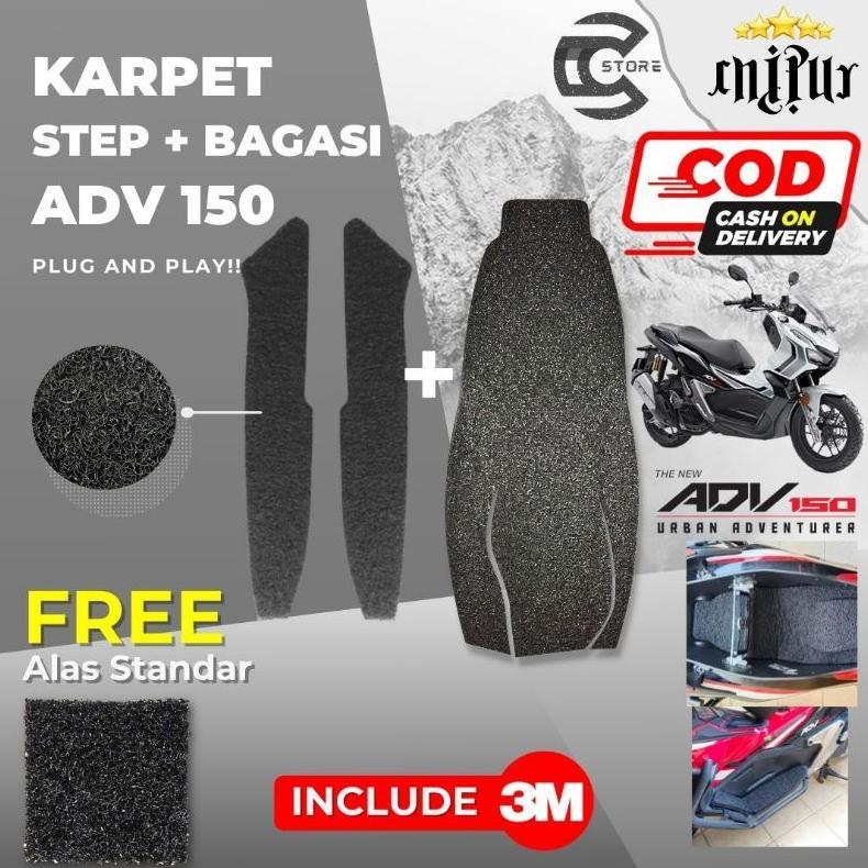 Jual Karpet Bagasi ADV 150 New + Step Floor ADV 150 New / Karpet Mie ...