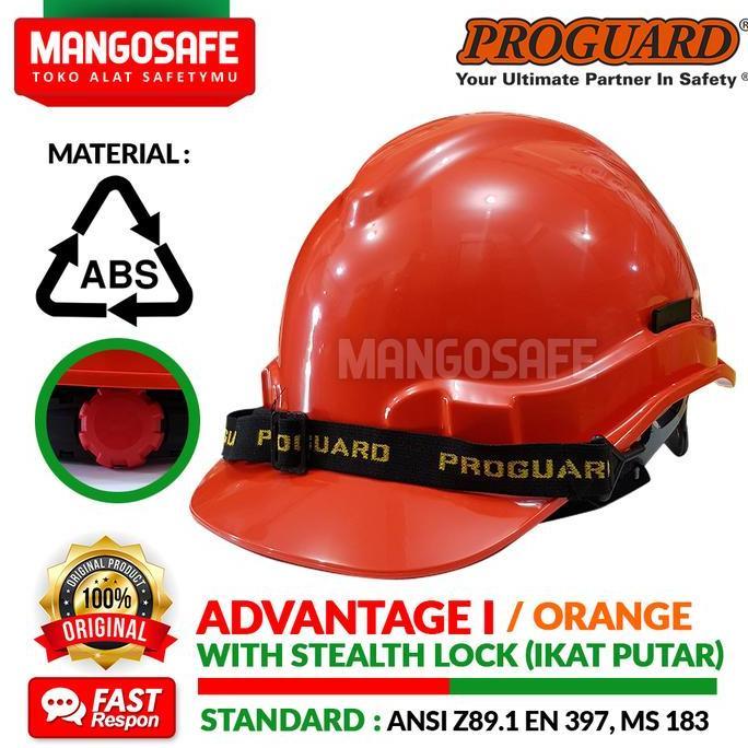 Jual PROGUARD Advantage 1 / Helm Safety Proyek Berkualitas + Ikat Putar ...