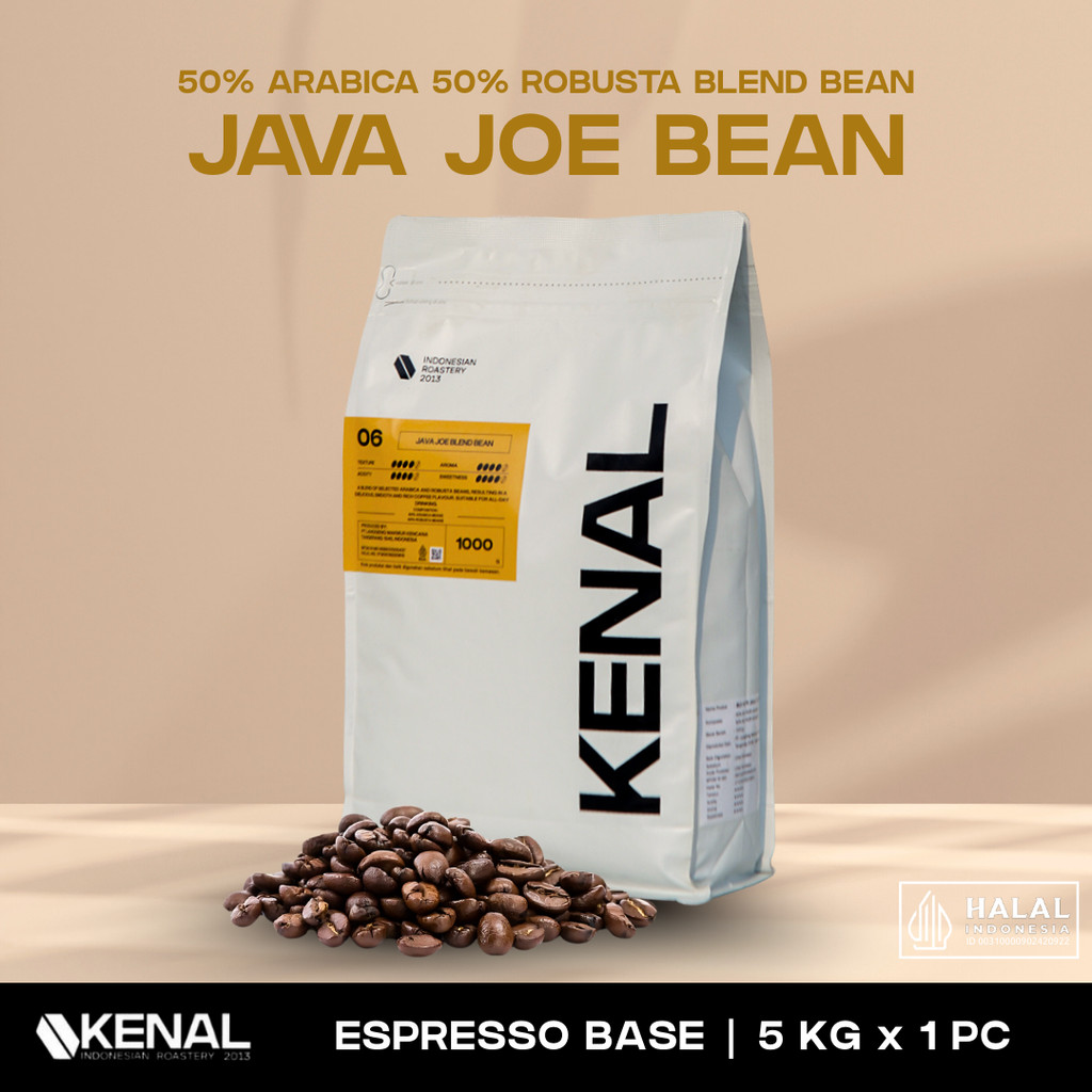 Jual Value Pack Kenal Coffee Java Joe Espresso Blend Kopi Indonesia 50% ...