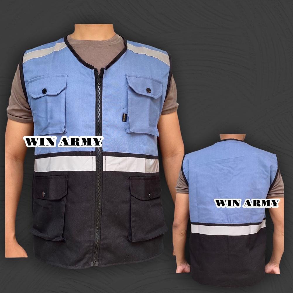 Jual Terbaru Free Logo Rompi K3 / Rompi Kerja Proyek Varian Rompi ...