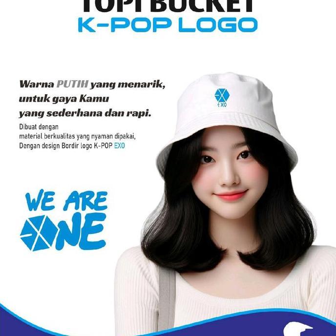 Jual TOPI BUCKET KOREA K-POP EXO TERBARU LOGO BORDIR TEBAL | Shopee ...