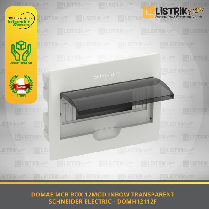 Jual Whynot- Mcb Box Domae Schneider Electric 12Mod Inbow Transparent ...