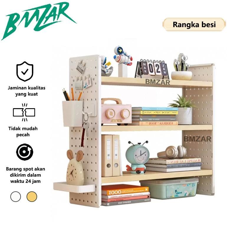 Jual [POP] BMZAR Rak Desktop Rak buku Storage Rak Organizer Desktop Rak ...