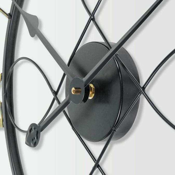 Jual FARMUKE NISEVEN Jam Dinding Besi Nordic Antique Clock Silent ...