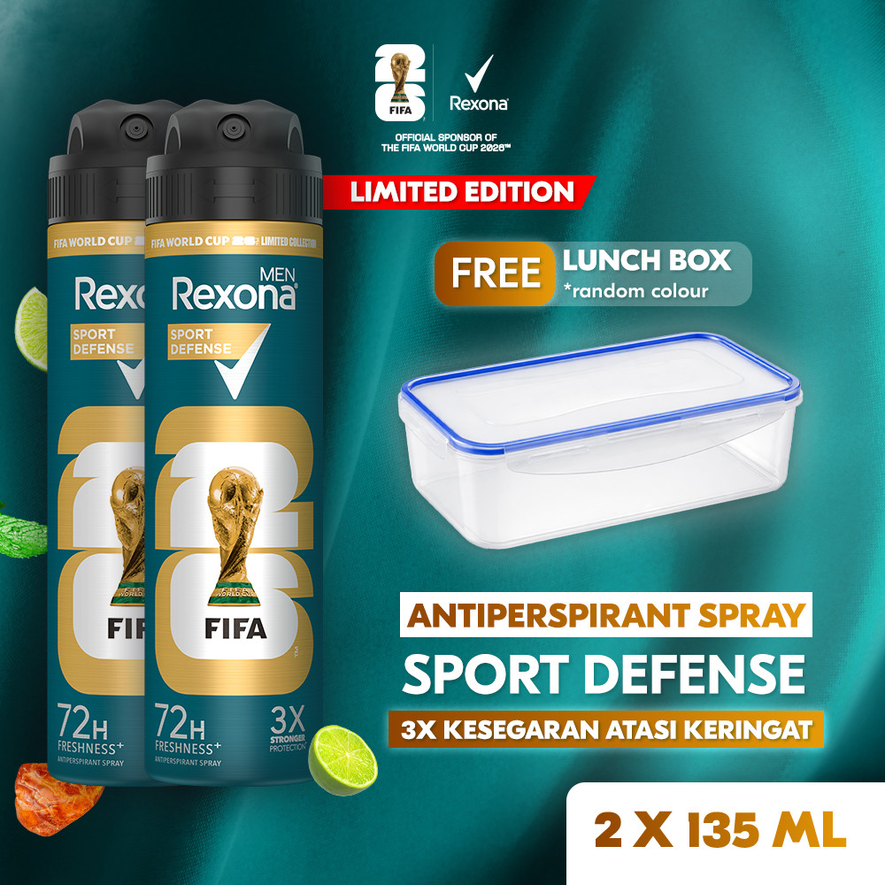 Jual BUY 2 REXONA MEN LIMITED EDITION FIFA ANTIPERSPIRANT AEROSOL ...
